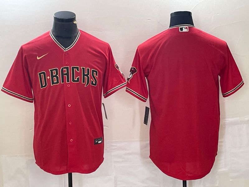 Men Arizona Diamondback Blank Red Game Nike 2023 MLB Jersey->tampa bay buccaneers->NFL Jersey